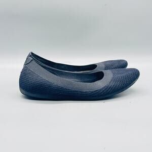 Allbirds Shoes Womens 8.5 Blue Knit Tree Breezer Ballet Flats Slip On Comfort